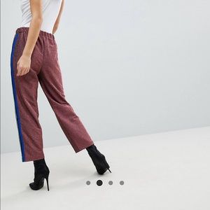 ASOS glitter track pants